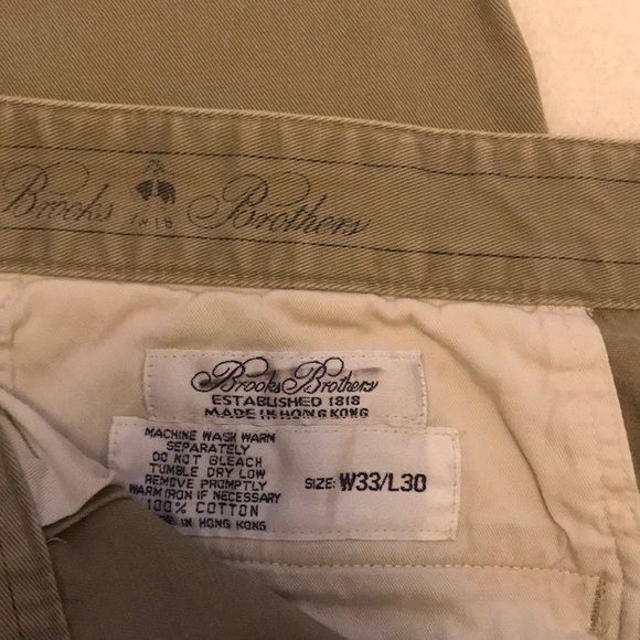 Brooks Brothers 33x30 Khakis - Picture 2 of 3